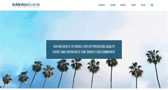 Desktop Screenshot of inmotionevents.com